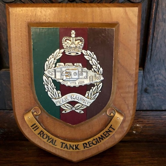 The Royal Tank Regiment Plaque